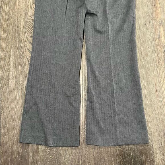 NWT Investments Barely Flare Leg Pants The PARK AVE Fit Stretch Gray 14 Long - Picture 8 of 12